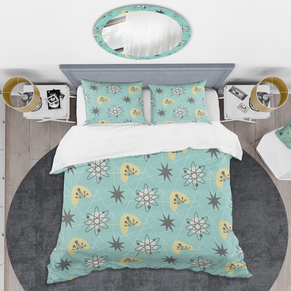 Shop Porch Den Cason 1950 Mid Century Pattern Duvet Cover Set