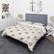 Designart 'Circular Retro Design' Mid-Century Duvet Cover Set - Bed ...