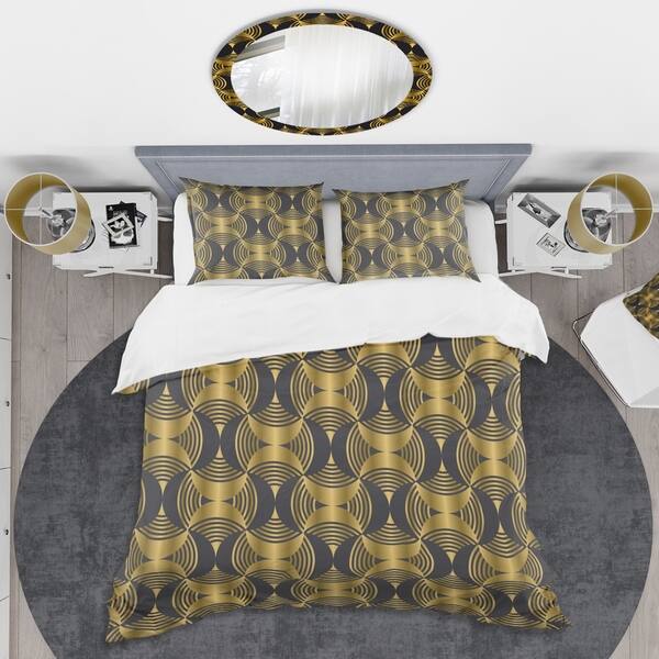 Shop Designart Art Deco Style Modern Pattern Mid Century Duvet