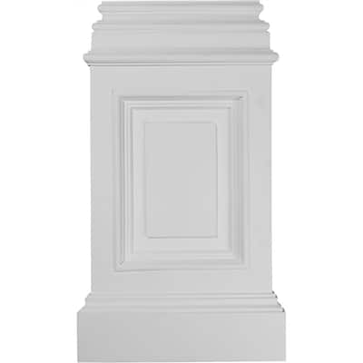 14 3/8"W x 2 1/2"D x 24 3/4"H (Top: 10 7/8"W x 1"P) Classic Large Pedestal Base