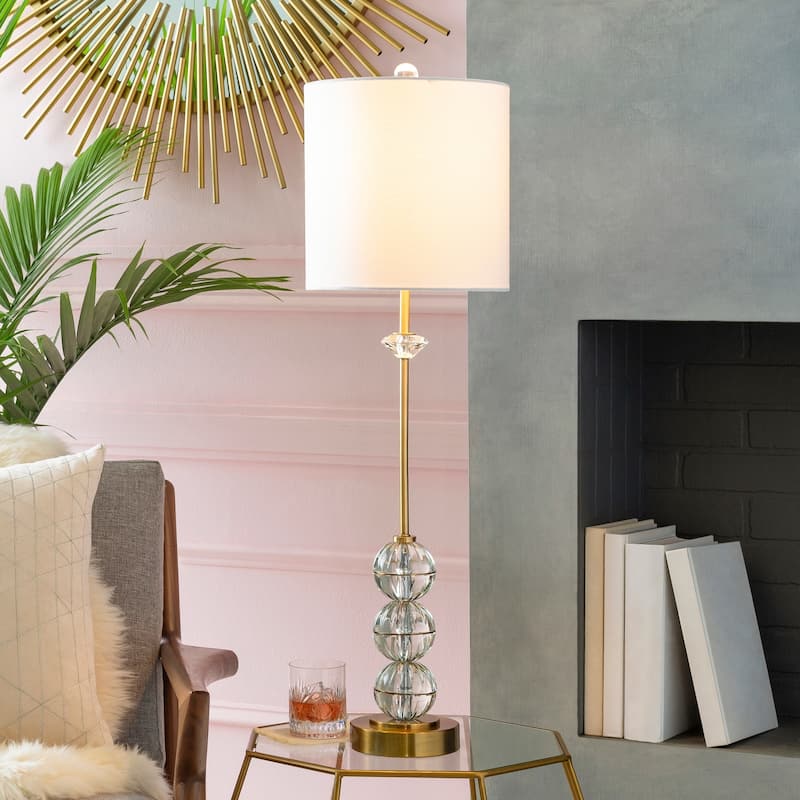 Albach Crystal Buffet Table Lamp (Set of Two) - 10" x 10" x 34"