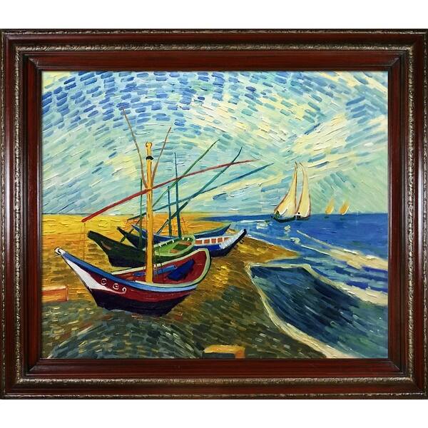Shop La Pastiche Fishing Boats On The Beach At Saintes Maries By
