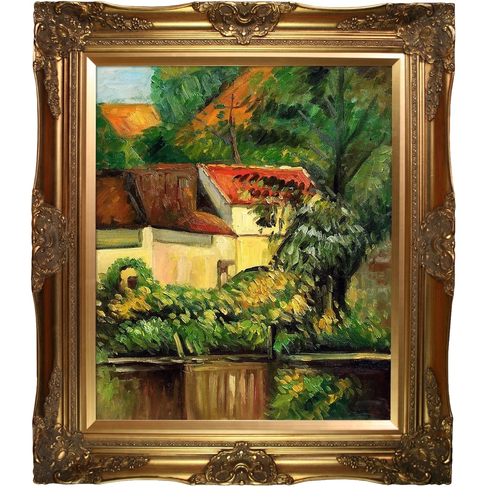 overstockArt Julie Manet with Cat 1887 Artwork by Renoir with Rococo Silver Frame