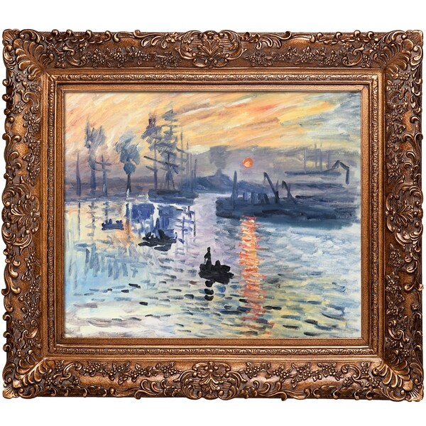 La Pastiche by overstockArt Impression, Sunrise by Claude Monet