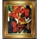 La Pastiche by overstockArt The Fox by Franz Marc with Gold and Black ...