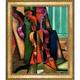 La Pastiche Violon et guitare by Juan Gris with Gold Verona Bead and ...