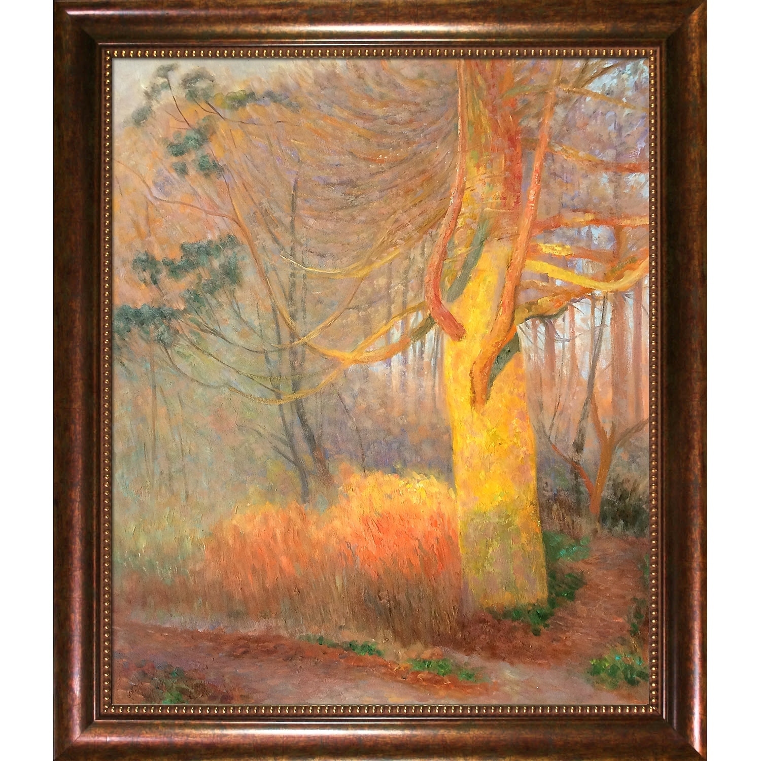 La Pastiche By OverstockArt Tree In The Sun, 1900 By Emile Claus With ...