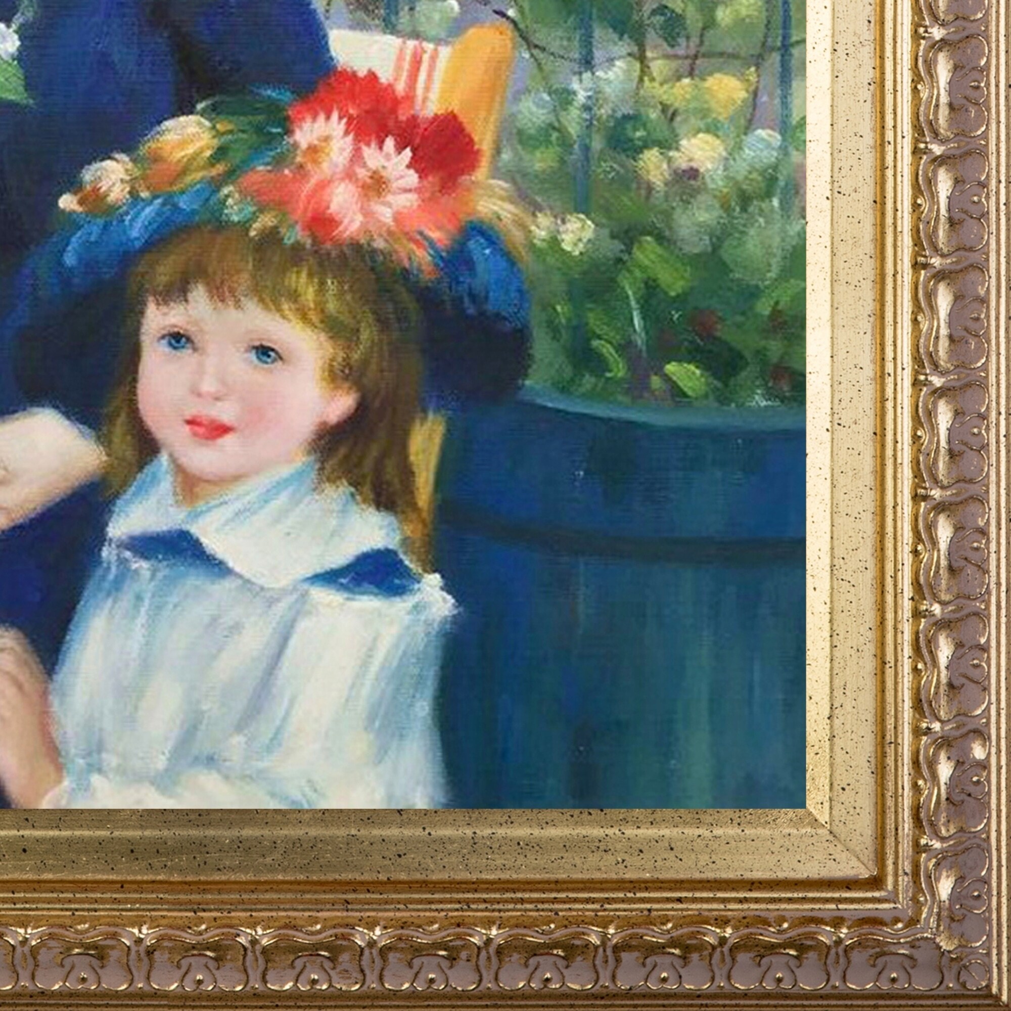 ARTCANVAS Two Sisters - deals On the Terrace 1881 by Pierre-Auguste Renoir Canvas Art Print