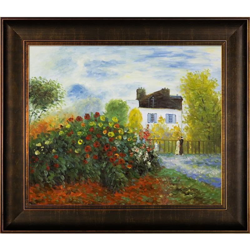 La Pastiche The Garden Of Monet At Argenteuil, 1873 By Claude Monet W 