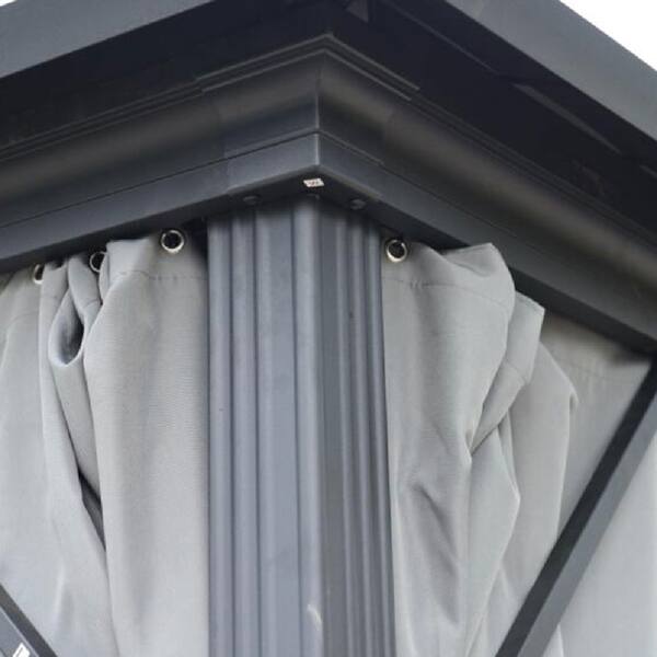 Shop Aleko Uv Protective Polyester Curtain Panels For Hardtop