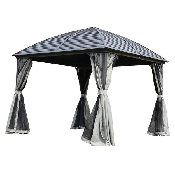 Shop Aleko Uv Protective Polyester Curtain Panels For Hardtop