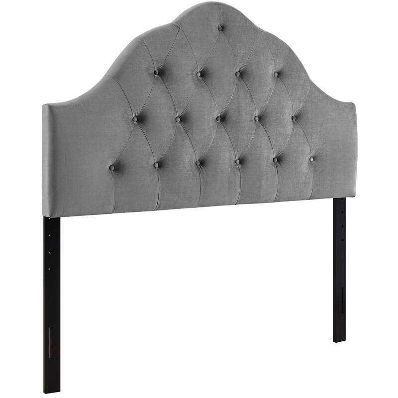 Carson Carrington Labbsand Twin Diamond Tufted Velvet Headboard