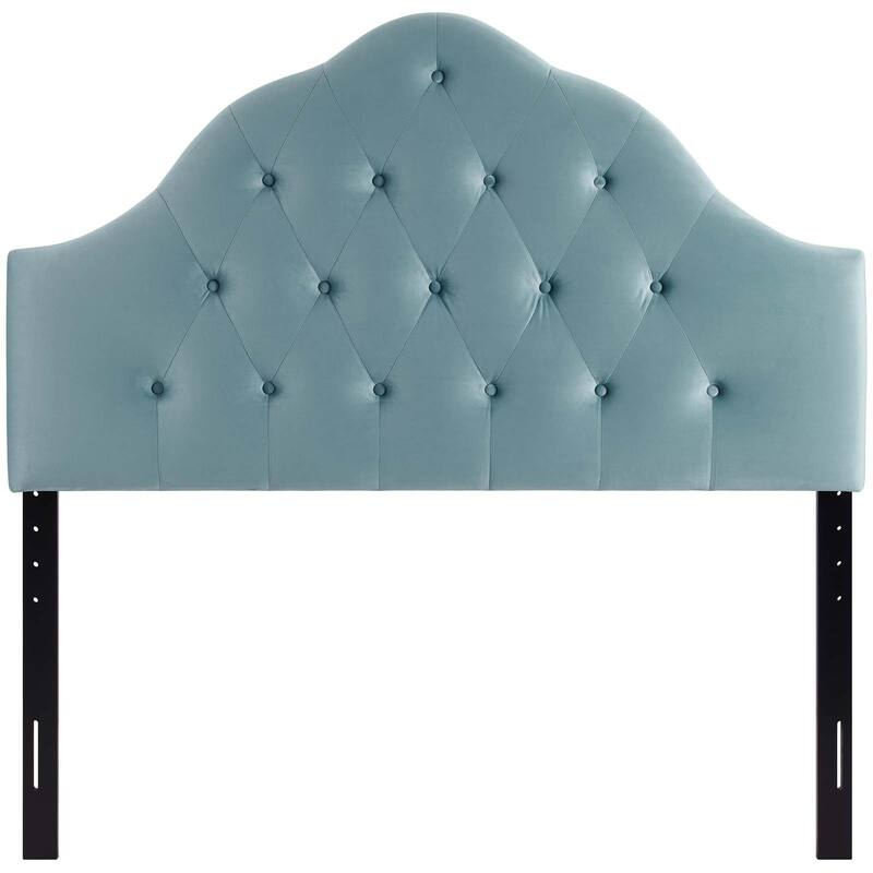 Carson Carrington Labbsand Twin Diamond Tufted Velvet Headboard