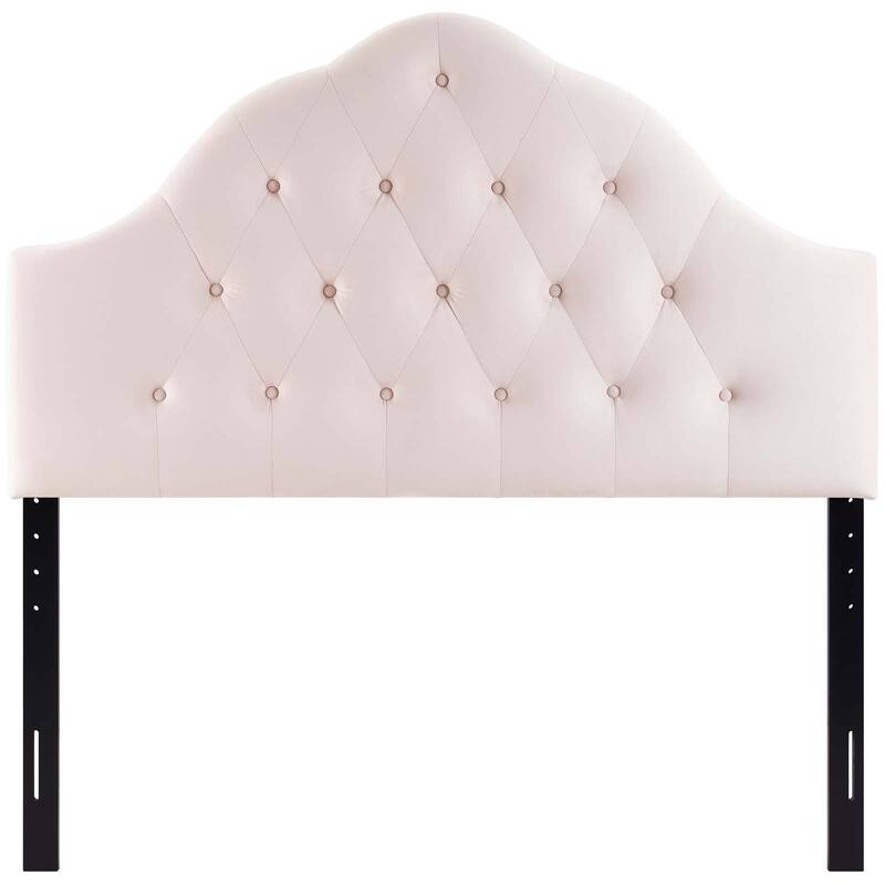 Carson Carrington Labbsand Twin Diamond Tufted Velvet Headboard