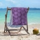 preview thumbnail 11 of 30, Porch & Den Camwall Snakes Pattern Beach Towel - 36 x 72 Cotton - Purple