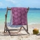 preview thumbnail 14 of 30, Porch & Den Camwall Snakes Pattern Beach Towel - 36 x 72 Cotton - Pink