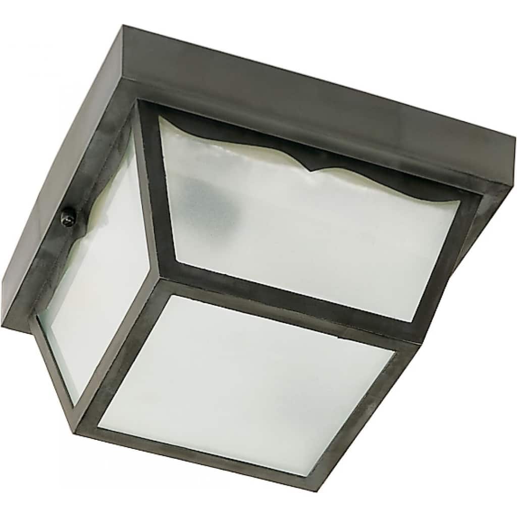 2-Light Poly Carport Flush