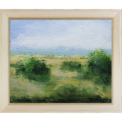 ArtistBe Harvest Dust by Allan P. Friedlander with Cream and Champagne Constantine Frame Canvas Wall Art, 28.5" x 24.5"