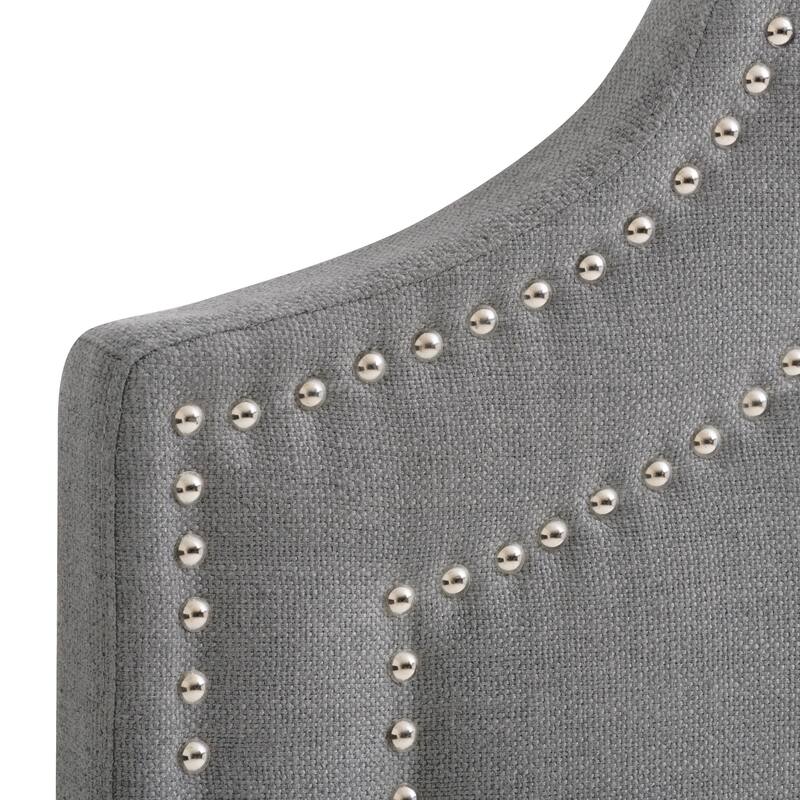 CorLiving Aspen Crown Silhouette Headboard with Button Tufting - Full/Double
