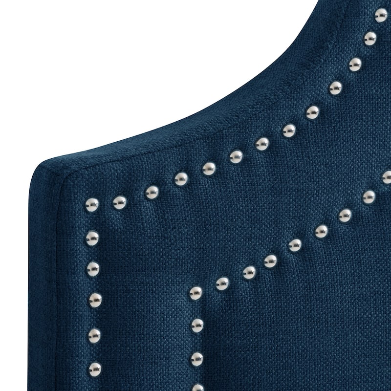 CorLiving Aspen Crown Silhouette Headboard with Button Tufting - Full/Double