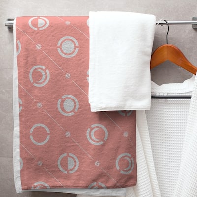 Pastel Moon Phases Pattern Bath Towel - 30 x 60