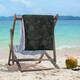 Astrology Pattern Beach Towel - 36 x 72 - Cotton - Black & Green