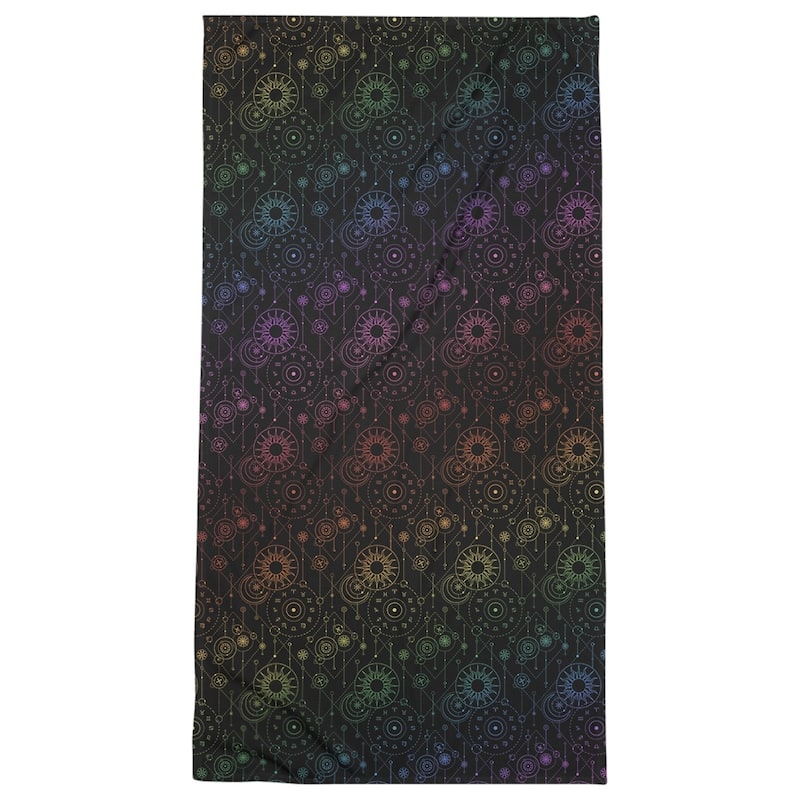 Astrology Pattern Beach Towel - 36 x 72