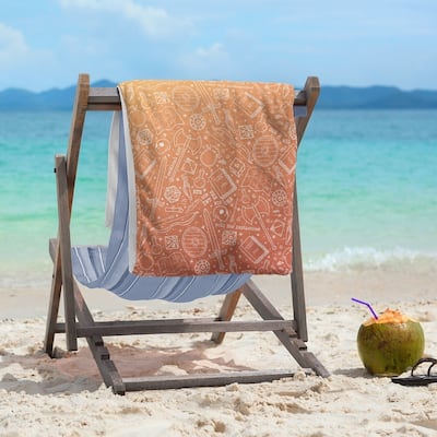 Ombre RPG Pattern Beach Towel - 36 x 72