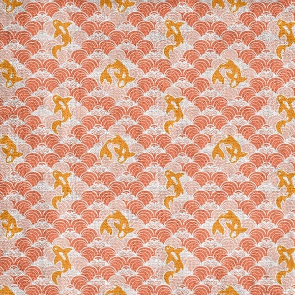Porch Den Aloma Koi Fish Waves Bath Towel 30 X 60 Overstock 28497913