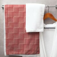 Basketweave Bath Towel (30 X 60) (Taupe) - Set of 2 - Bed Bath & Beyond -  35570655