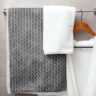 Herringbone Pattern Bath Towel - 30 x 60 - Bed Bath & Beyond - 28497960