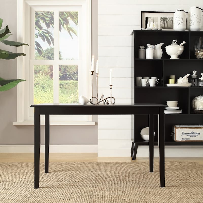 Wilmington Rectangular Black Dining Table by iNSPIRE Q Classic - Dining Table