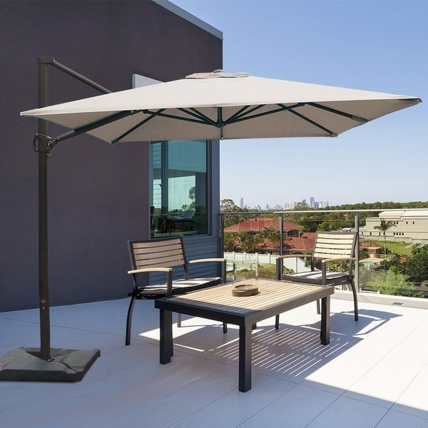 Shop 8 x 10-Feet Offset Cantilever Patio Umbrella with ... on {keyword}