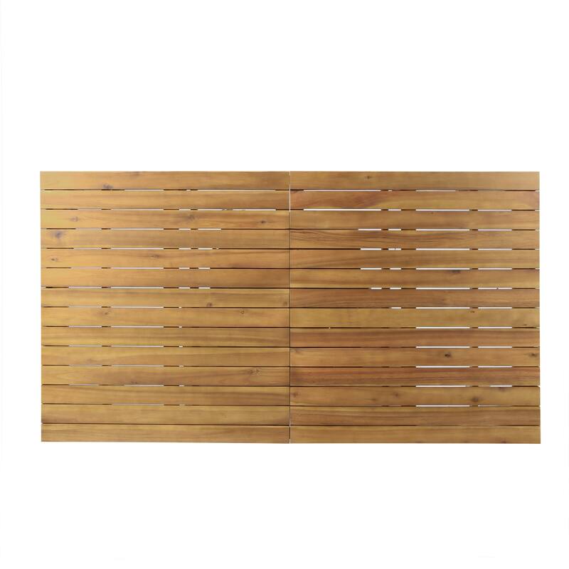 Alondra Acacia Wood Dining Set by Christopher Knight Home