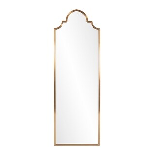 Allan Andrews Brushed Gold Framed Full Length Mirror - Brushed Gold