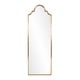 preview thumbnail 1 of 2, Allan Andrews Brushed Gold Framed Full Length Mirror - Brushed Gold