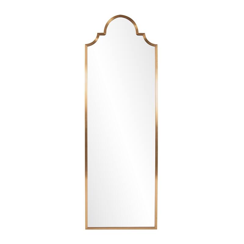 Allan Andrews Brushed Gold Framed Full Length Mirror - Brushed Gold
