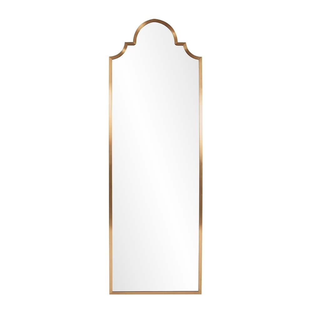 Allan Andrews Brushed Gold Framed Full Length Mirror - Brushed Gold