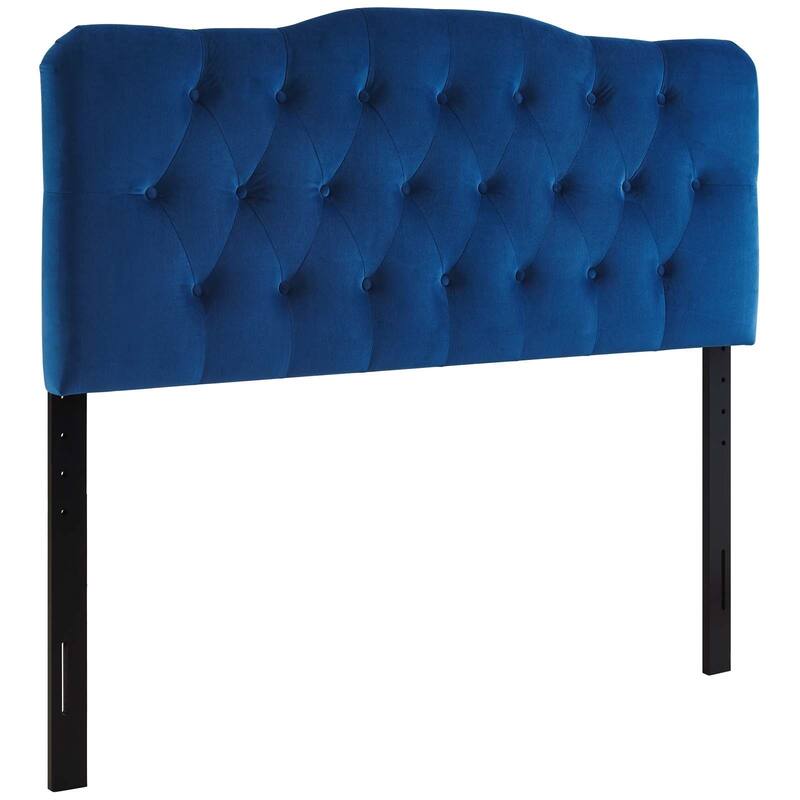 Carson Carrington Labbetorp Twin Diamond Tufted Velvet Headboard