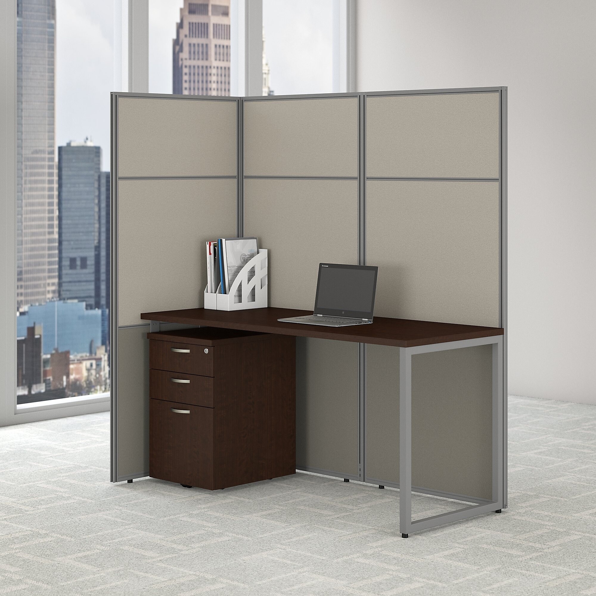 Shop Bush Business Furniture Easy Office 60w Cubicle Desk With