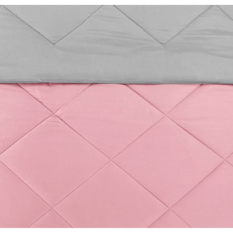 Porch & Den Rider Solid Color Reversible Microfiber Comforter