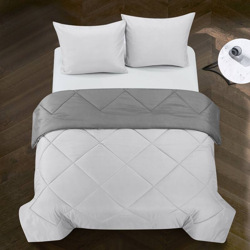 Porch & Den Rider Solid Reversible Comforter Set