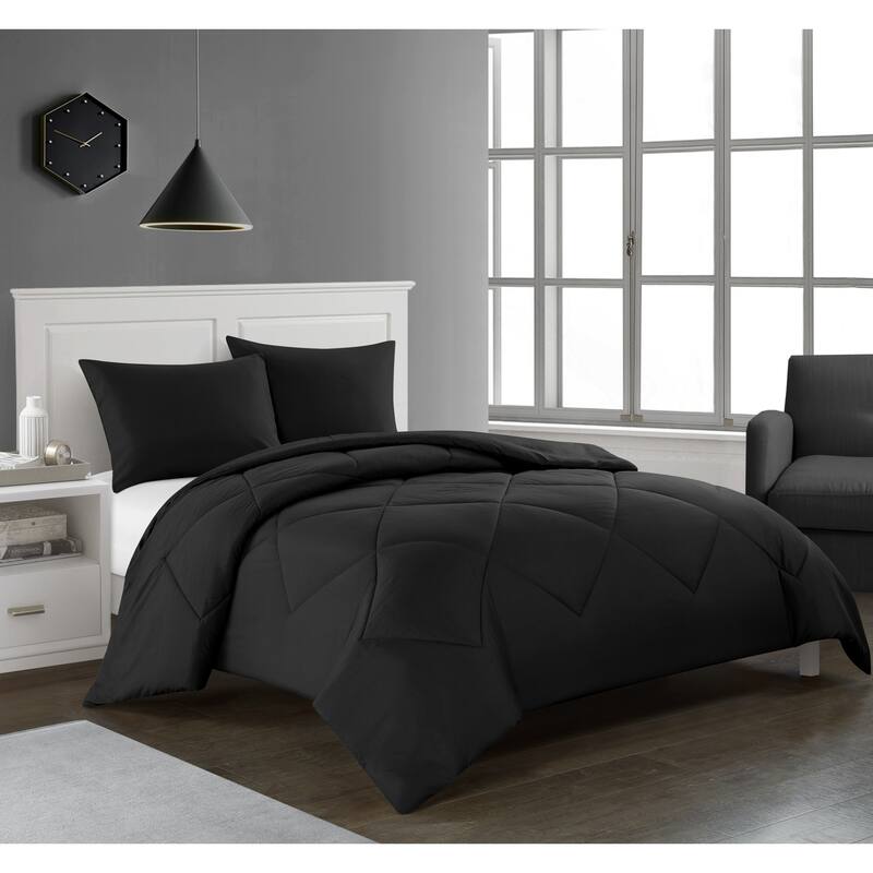 Porch & Den Rider Solid Reversible Comforter Set