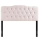 preview thumbnail 16 of 20, Carson Carrington Labbetorp Full Diamond Tufted Velvet Headboard