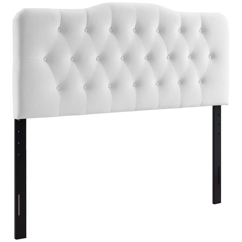 Carson Carrington Labbetorp Full Diamond Tufted Velvet Headboard