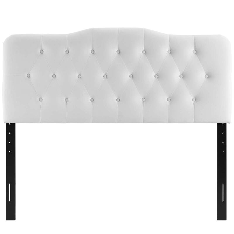 Carson Carrington Labbetorp Full Diamond Tufted Velvet Headboard