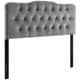 preview thumbnail 2 of 20, Carson Carrington Labbetorp Full Diamond Tufted Velvet Headboard