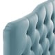 preview thumbnail 10 of 25, Carson Carrington Labbetorp Queen Diamond Tufted Velvet Headboard