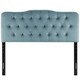 preview thumbnail 9 of 25, Carson Carrington Labbetorp Queen Diamond Tufted Velvet Headboard