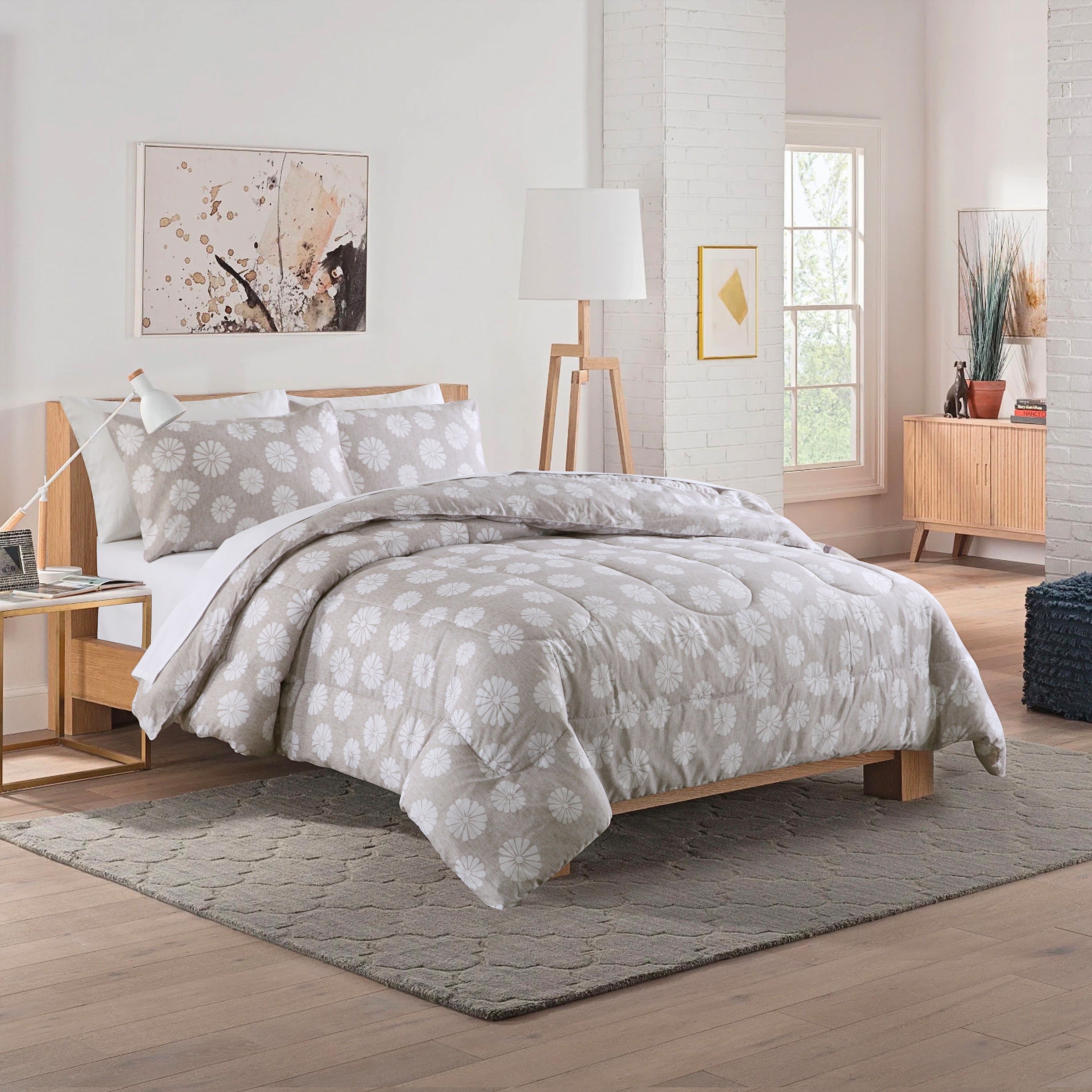 Shop Lauren Taylor Daisy 3pc Comforter Set Free Shipping On